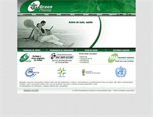 Tablet Screenshot of greenpharma.com.br